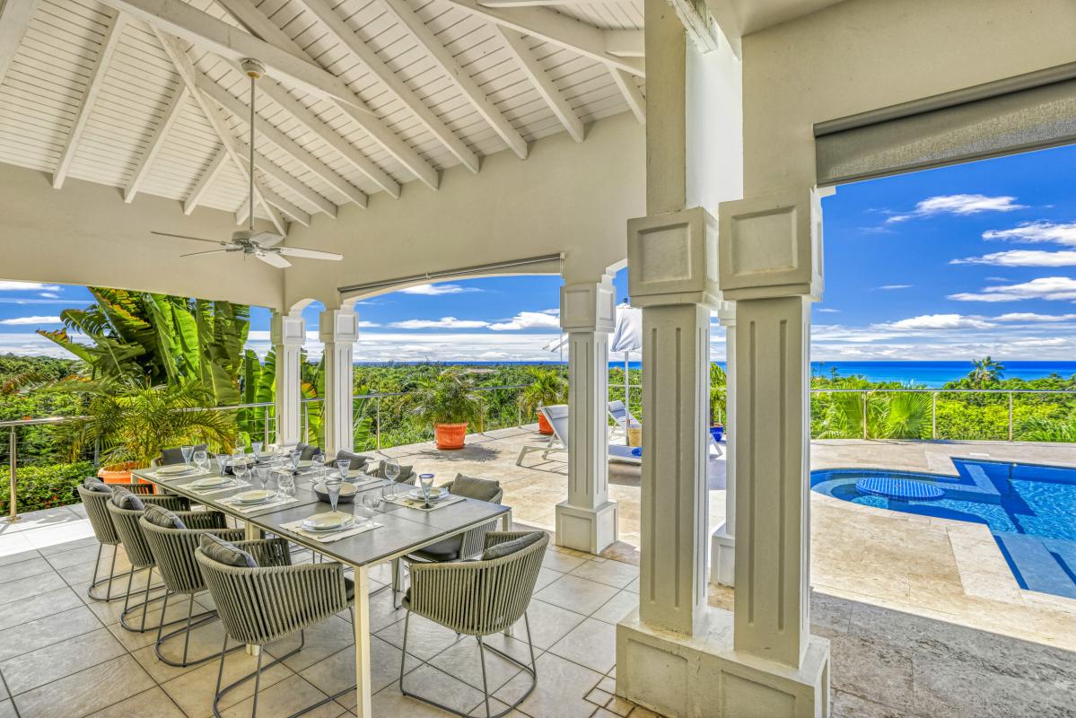9.Location villa Oceane Terres Basses Saint Martin - Terrasse